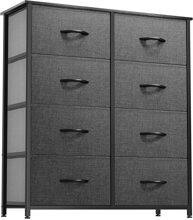 DWVO Dresser for Bedroom, Fabric Dresser with 8 Drawers, Chest of Drawers for Closet, Living Room-NeatNest