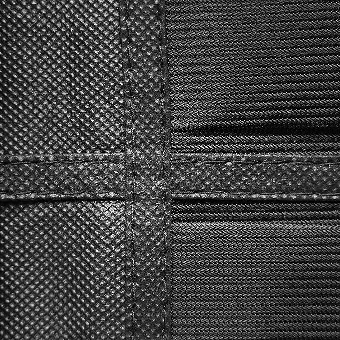 2 Pack Extra Large Hanging Over Door Shoe Organizers, closet shoe rack shoe storage, 12+6 Breathable Mesh Pockets with 8+8 Hooks, Black (59 x 21.6 inch)-NeatNest