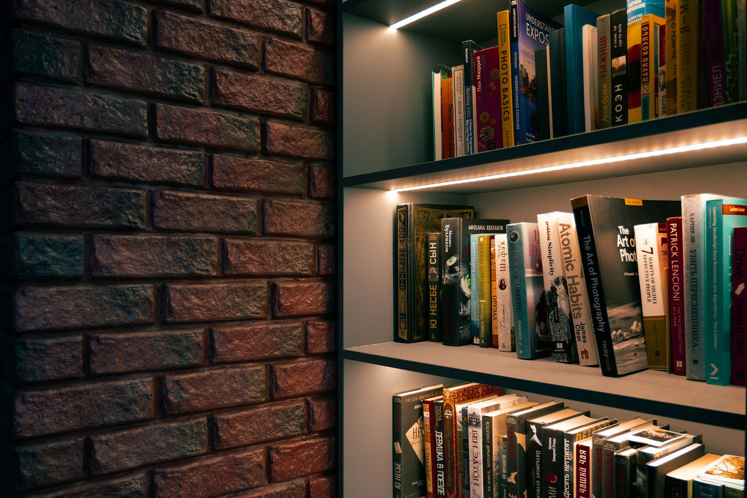Floating corner wall shelf for home storage