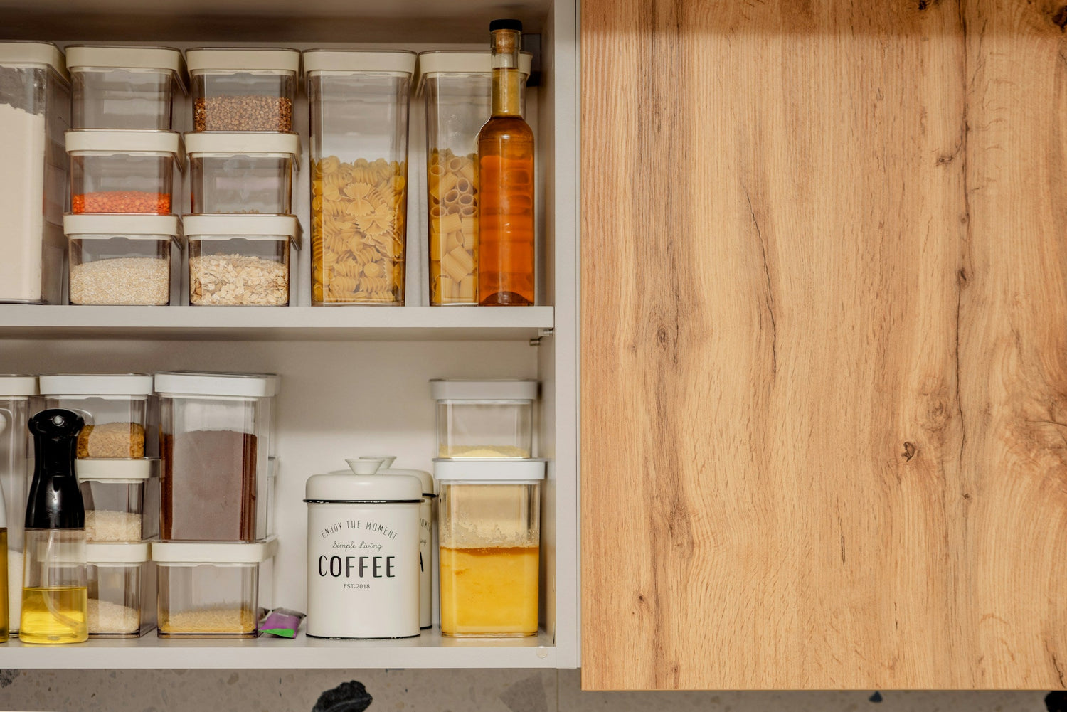 Tiered spice rack organizer for kitchen
