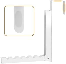 Over The Door Hanger Folding Clothes Drying Rack, Folding Hanging Coat Rack for Indoor Laundry Room Compact Small Space Foldable Portable Clothing Hanger Hook Collapsible- 4 Pack (White)