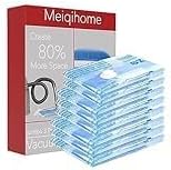 Vacuum Storage Bags 8 Large, Plastic Packaging Bags,Space Saver Sealer Bags, Airtight Compression Bags for Clothes, Pillows, Comforters, Blankets, Bedding-NeatNest