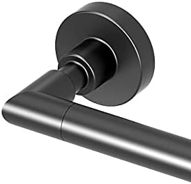 Gatco 5503 Bathroom Single Post Toilet Paper Holder, Matte Black/Wall Mount Toilet Tissue Holder