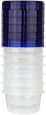 HomeyGear 6-Pack Twist Top Food Storage Containers | Leak-Proof, Airtight Storage Canisters with Screw & Seal Lids | BPA-Free, Stackable, Reusable Kitchen Essentials, Snack | 4-Ounce