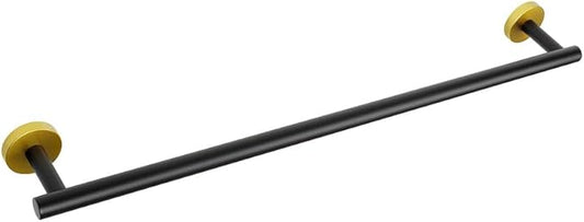 24-Inch Bath Hand Towel Bar SUS 304 Stainless Steel Towel Rack Holder for Bathroom Wall Mount Black & Gold