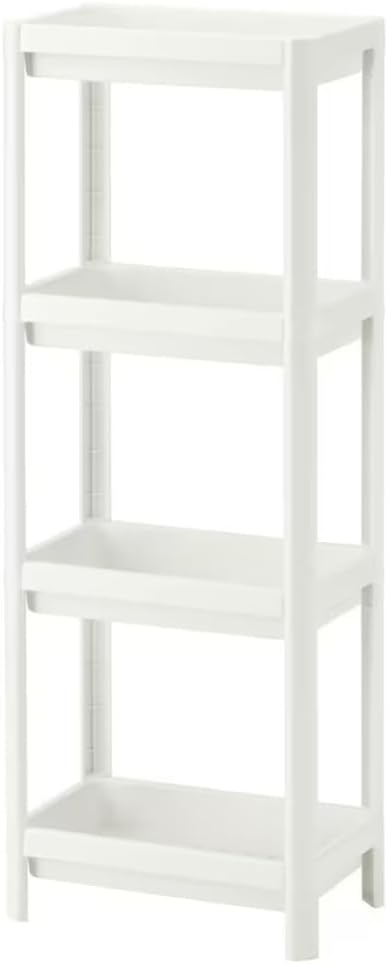 HIEEY 4 Tier Bathroom Shelf,Bathroom Rack, Shelves Organizer, for Bathroom Laundry Pantry Kitchen Narrow Places-NeatNest