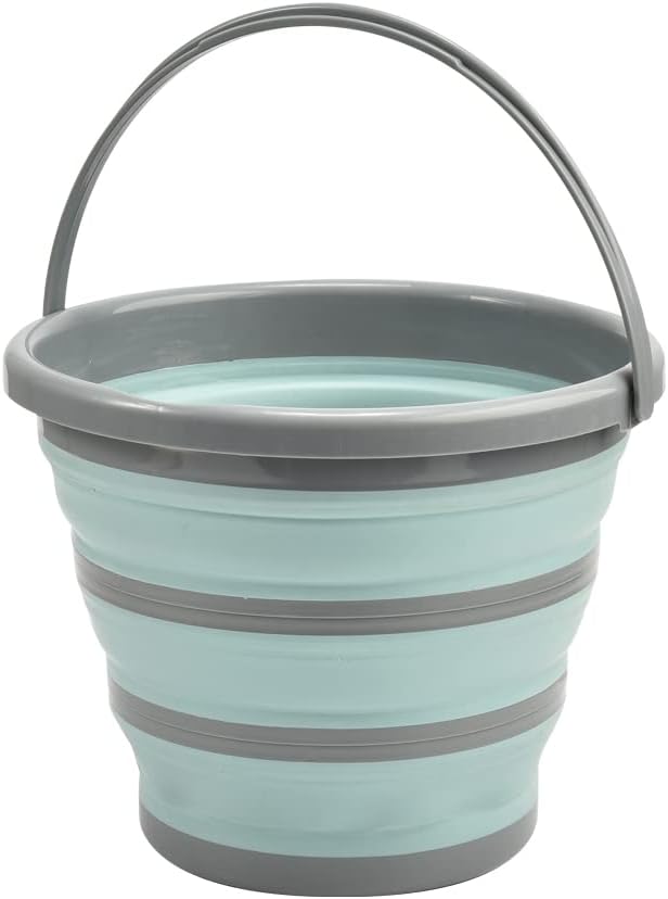 windson 10L(2.6 Gallon) Collapsible Bucket - Foldable Plastic Outdoor Bucket Space Saving, Portable Water Bucket for Cleaning, Fishing, Camping, Beach,Car Washing-NeatNest