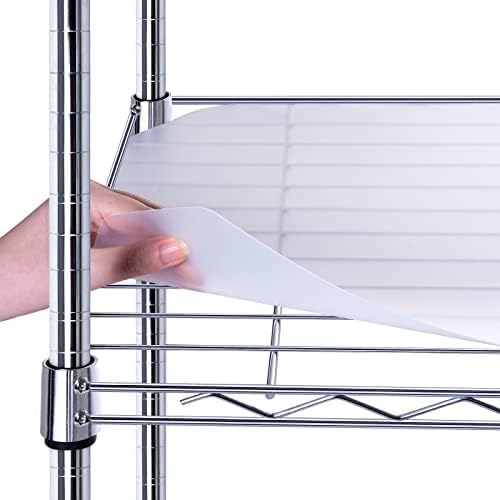 BRIAN & DANY Wire Shelf Liner 14" X 24", Set of 10, Heavy Duty Shelf Liners for Wire Shelving, Waterproof Wire Rack Shelf Cover, Transparent-NeatNest