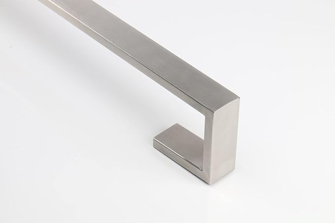 TocTen Bath Towel Rack - Square Base Thicken SUS304 Stainless Steel Towel Bar for Bathroom, Bathroom Bar Accessories Towel Rod Heavy Duty Wall Mounted Towel Holder (Brushed Nickel, 30 Inch)