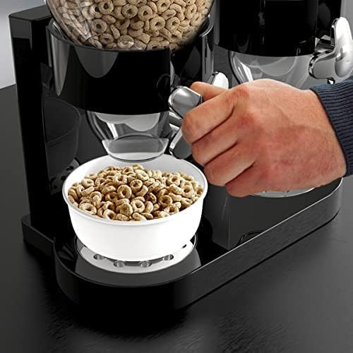 Dual Food Dispenser - Dry Food Dispenser Perfect As A Candy, Nuts, Rice, Granola, Cereal & more Dispenser. Dispenses 1 Ounce Per Twist! Stores Food, and Keeps Your Food fresh!-NeatNest