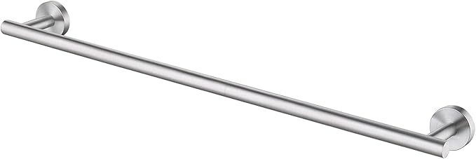 KES Bathroom Towel Bar 25.2 Inches Bath Towel Rack for Bathroom Towel Holder SUS304 Stainless Steel Brushed Finish, Total Length 27.6 Inch, A2000S70B-2