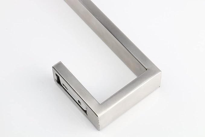 TocTen Bath Towel Rack - Square Base Thicken SUS304 Stainless Steel Towel Bar for Bathroom, Bathroom Bar Accessories Towel Rod Heavy Duty Wall Mounted Towel Holder (Brushed Nickel, 30 Inch)