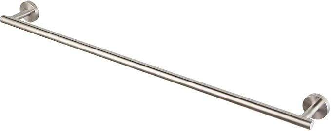 GERZWY Bathroom Towel Bar 30-Inch Stainless Steel Towel Bar Contemporary Style Wall Mount for Bath Kitchen, Brushed Finish AG1101C75-LS