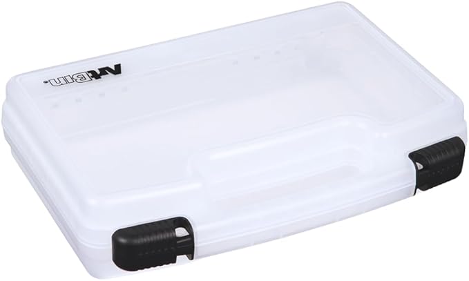 ArtBin 6977AB 12 inch Quick View Deep Base Carrying Case, Portable Art & Craft Organizer with Handle, [1] Plastic Storage Case, Translucent