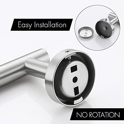 KES 33.7 Inches Towel Bar for Bathroom Shower Hand Towel Holder Hanger SUS304 Stainless Steel RUSTPROOF Wall Mount Brushed Steel, Total Length 36 Inch, A2000S90-2