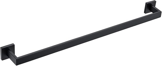 BANOLUX Towel Rack, 32-Inch Single Towel Bars for Bathroom, Towel Racks for Bathroom Wall Mounted SUS304 Stainless Steel Hand Towel Holder Organize Heavy Duty, Matte Black Towel Bar