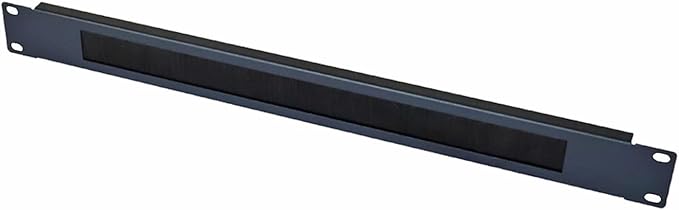 1U Brush Type Cable Management Horizontal Cable Manager Rack Mount Server Cabinet Manager 6 Pack