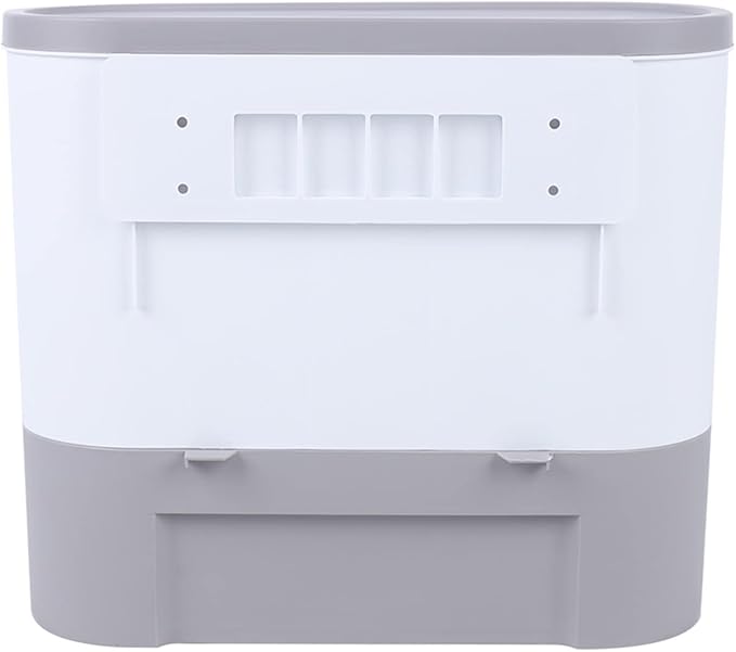 5 Grid Grain Dispenser Rice Dispenser Countertop Multi Cereal Dispenser Wall Mounted Dry Food Dispenser Rice Bucket Grains Storage Container for Rice, Beans, Grains,Dry Food-NeatNest