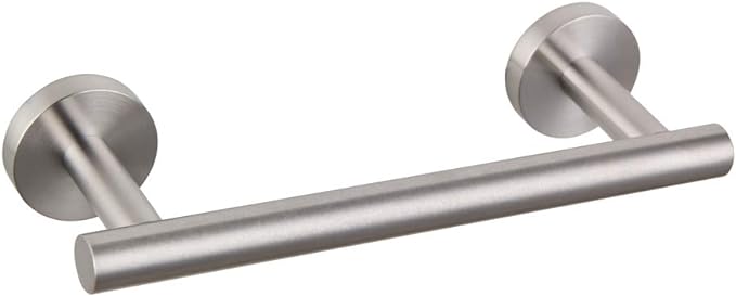 GERZWY 9-Inch Small Kitchen Towel Bar Brushed Stainless Steel Cabinet Hand Towel Bar Wall Mounted Bathroom Organizer AG1101C23-LS
