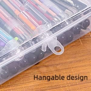 Clear Container with Lid, 4 Packs Rectangular Storage Containers Plastic Storage Box 7.1''×4.6''×1.2'' Small Clear Storage Box for Storage, Beads, Crafts Accessories-NeatNest