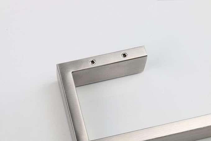 TocTen Bath Towel Rack - Square Base Thicken SUS304 Stainless Steel Towel Bar for Bathroom, Bathroom Bar Accessories Towel Rod Heavy Duty Wall Mounted Towel Holder (Brushed Nickel, 30 Inch)