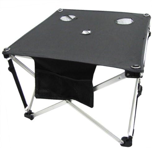 Folding Fabric Picnic Table Side Camping and Beach Beverage Stand-NeatNest