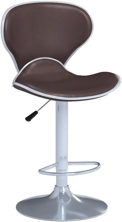 BestOffice Bar Stools Set of 2, Counter Height Adjustable Bar Stools with Back Bar Stool PU Leather Swivel Bar Stool Kitchen Counter Bar Stools Dining Chairs-NeatNest