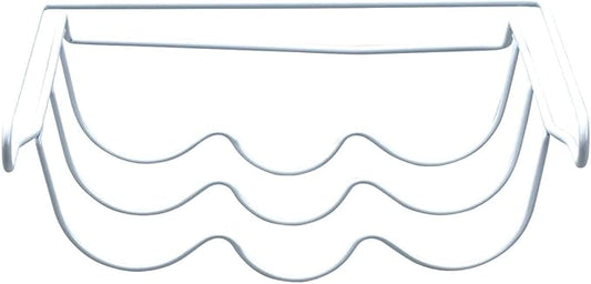 Fox Valley Traders Fridge Shelf Wine Rack, Durable White Coated Wire, Stores 3 Bottles - Measures 12 1/2" Long x 13" Wide x 4 1/2" High, by Chef's Pride
