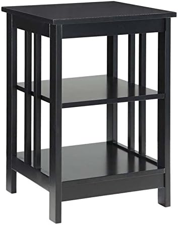 Convenience Concepts Mission End Table, Black-NeatNest