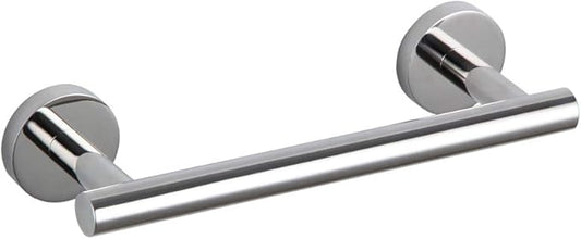 GERZ 9-Inch Bathroom Towel Bar Stainless Steel Bath Towel Rack Contemporary Style Wall Mount, Polished Finish AG1101C23-JG