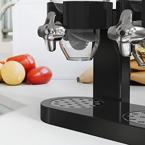 Dual Food Dispenser - Dry Food Dispenser Perfect As A Candy, Nuts, Rice, Granola, Cereal & more Dispenser. Dispenses 1 Ounce Per Twist! Stores Food, and Keeps Your Food fresh!-NeatNest