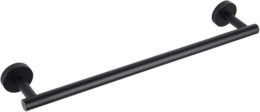 GERZWY Bathroom Towel Bar 18" Stainless Steel Towel Bar Matte Black Contemporary Style Wall Mount for Bath Kitchen AG1101C45-BK