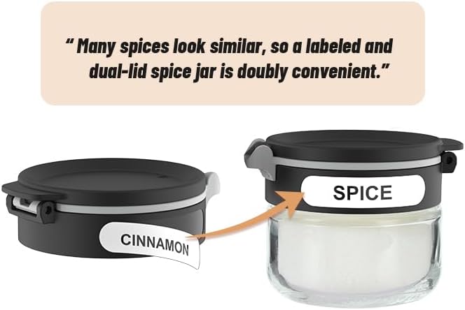 360 rotating 2 tier 12 jars spice rack (12 spice jars) Revolving Seasoning Organizer. Spinning Spice Rack for Counter top and Cabinet-NeatNest