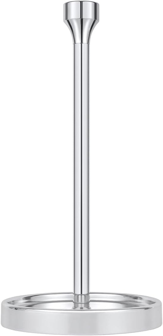 Ivilon Countertop Paper Towel Holder - Modern Bell End Minimalist Design - Color Chrome-NeatNest