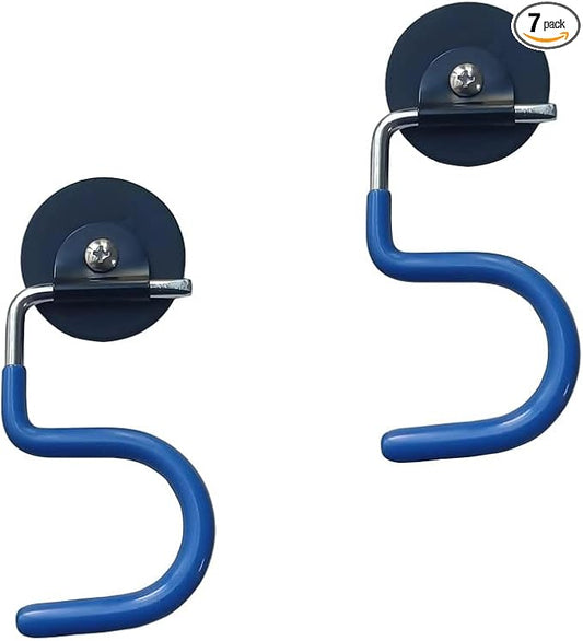 XXHong 2PCS Broom Holder Magnetic Broom Hooks Do Not Require Drilling Warehouse Kitchen Refrigerator Metal Surface Suitable Broom Holder Wall Mount-NeatNest