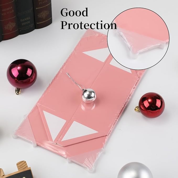 6 Pcs 8x8x4 Inch Pink Magnetic Gift Box Small Magnetic Box with Crinkle Paper Pink Small Gift Box with Shredded Paper Luxury Gift Boxes with Lids for Presents-NeatNest