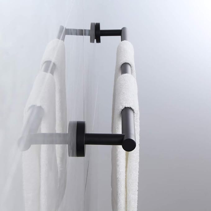 30-Inch Matte Black Bath Hand Towel Bar SUS 304 Stainless Steel Towel Rack Holder for Bathroom Wall Mount