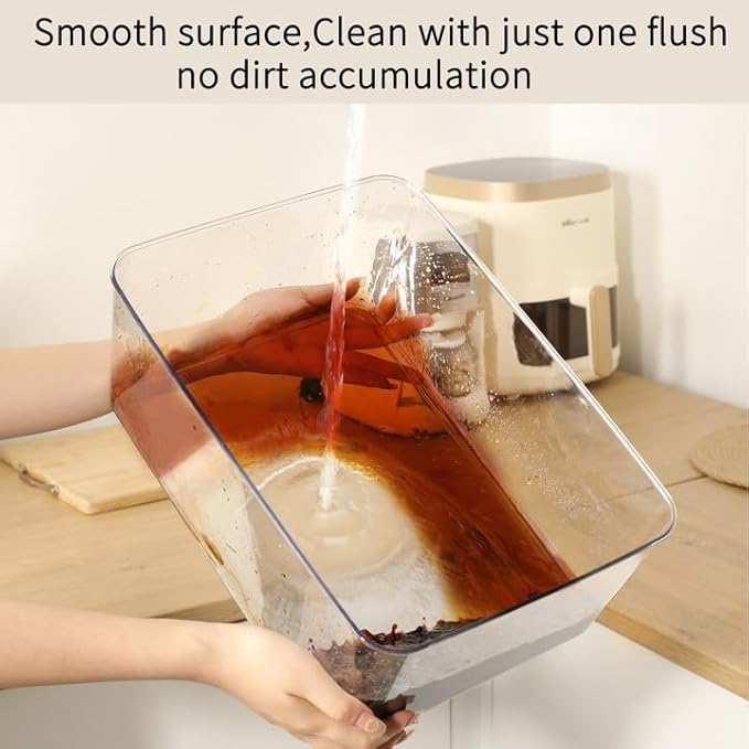 Clear Storage Bins With Lids,5 Packs Food Storage Organizer,Cabinet Storage Basket for Clothing, Towels, Cosmetics, Kitchen Storage Containers,Transparent Pantry Containers (3L+2S)-NeatNest