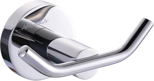 ARCORA Stainless Steel Towel Hooks: Chrome Towel Hooks for Bathroom Heavy Duty Robe Hook for Bathroom Bedroom