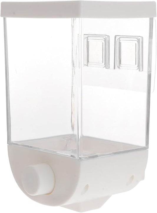 DOITOOL 1000ML Cereal Dispenser Hanging Storage Box Granola Dispenser Practical Kitchen Canisters White Dispensador De Cereal Dry Food Dispenser-NeatNest