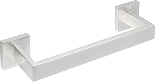 Alise Brushed Nickel Towel Bars,11.8 Inch Towel Holder Towel Racks for Bathroom and Lavatory,SUS304 Stainless Steel Hand Towel Hanger Rail Wall Mount,Useable Length 10.04 Inch Towel Bar, GYT030-LS