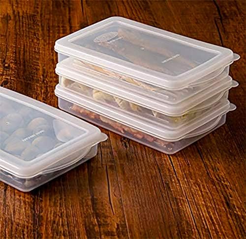4 Pack-Bacon Keeper, Deli Meat Saver Cheese Cold Cuts Plastic Food Storage Containers with lids for Refrigerators,Lunch Box Christmas Cookie Holder Meal Prep Container (4)