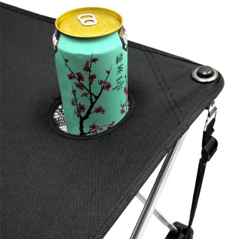 Folding Fabric Picnic Table Side Camping and Beach Beverage Stand-NeatNest