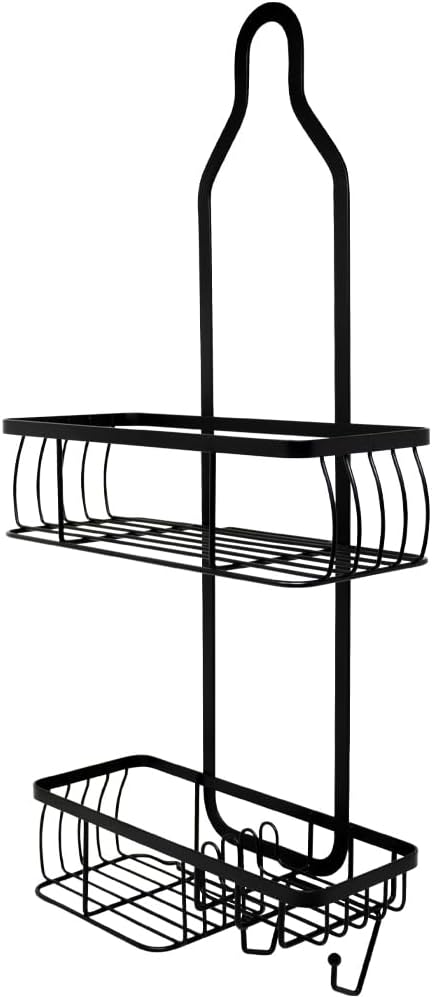 2-Tier Bathroom Shower Caddy Organizer, 19.88 x 11.81 x 5.11 inches, Storage Rack for Personal Care Products