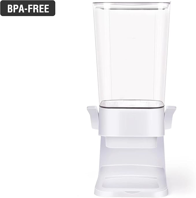 Cereal Dispenser Countertop 2 Pack 5.5 Qt Large Cereal Storage Container Holder Dispenser for Pantry Dry Food Snack Nut Candy Dispenser Countertop Kitchen Organization Storage for Oatmeal Granola-NeatNest