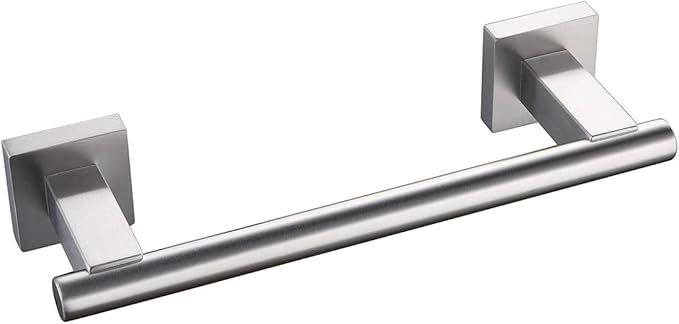 Miyili 9-Inch Bathroom Towel Bar SUS 304 Stainless Steel Hand Towel Rack Holdle Wall Mount Brushed Finish, A02N23A