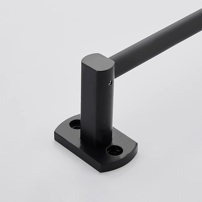 Black Towel Bar, Hand Towel Rack for Bathroom Wall Mounted Towel Hanger, Kitchen Bath Towel Holder, Toilet Towel Rod, 16 Inch