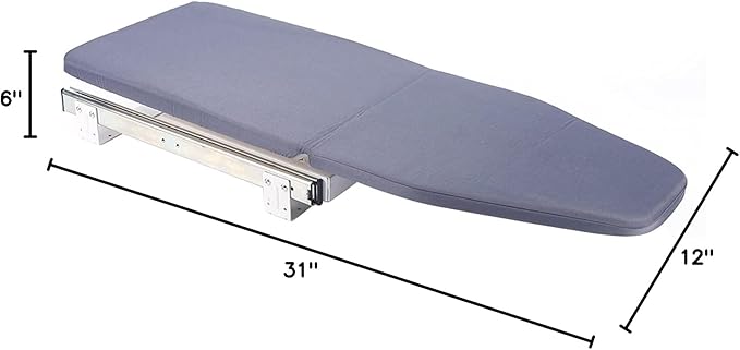 Wall Mounted Ironing Board, Foldable Ironing Board, 180¡ã Swivel Sturdy Ironing Station for Home, Apartment & Small Spaces (Style 5)
