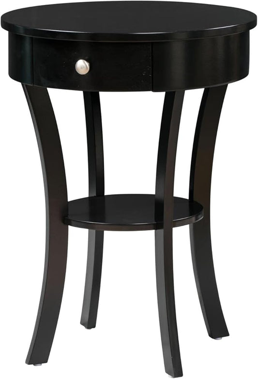 Convenience Concepts Classic Accents Schaffer End Table, Black-NeatNest