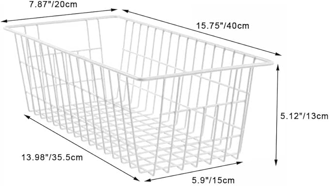 SANNO Storage Long Basket Kitchen Basket
